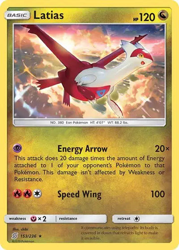 Sun & Moon Unified Minds - 153/236 Latias