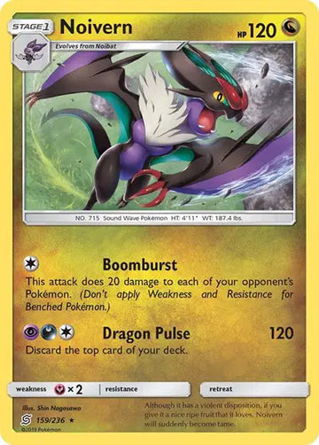 Sun & Moon Unified Minds 159/236 Noivern