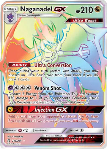Sun & Moon Unified Minds - 249/236 Naganadel GX (Secret)