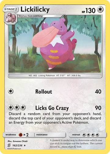 Sun & Moon Unified Minds  162/236 Lickilicky