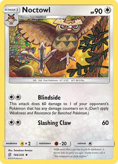 Sun & Moon Unified Minds - 166/236 Noctowl
