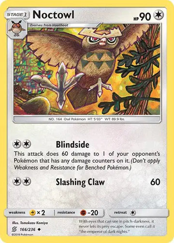 Sun & Moon Unified Minds - 166/236 Noctowl