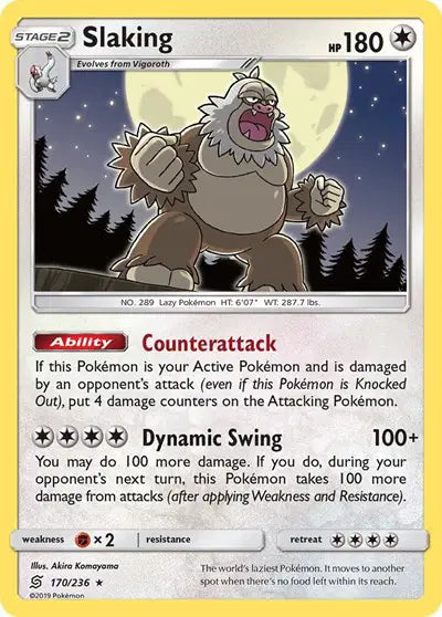 Sun & Moon Unified Minds 170/236 Slaking