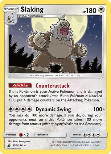 Sun & Moon Unified Minds 170/236 Slaking