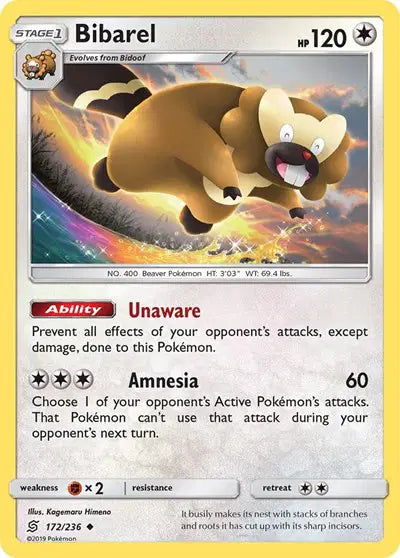 Sun & Moon Unified Minds 172/236 Bibarel