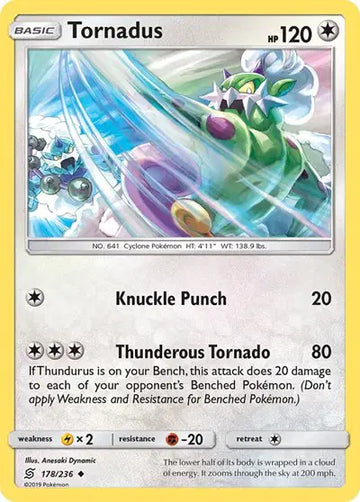 Sun & Moon Unified Minds - 178/236 Tornadus