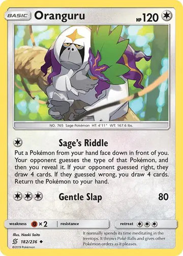 Sun & Moon Unified Minds - 182/236 Oranguru