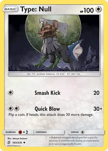 Sun & Moon Unified Minds 183/236 Type: Null