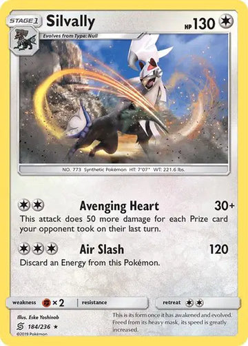 Sun & Moon Unified Minds 184/236 Silvally