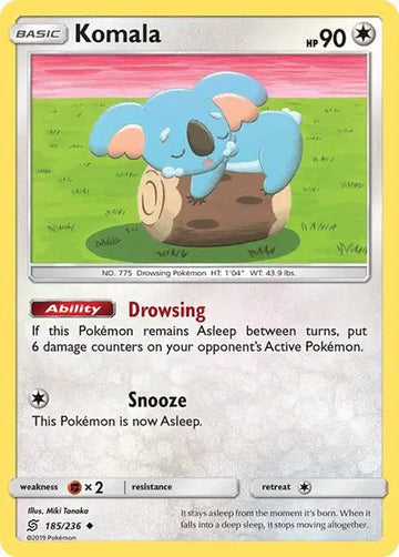 Sun & Moon Unified Minds 185/236 Komala