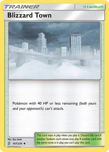 Sun & Moon Unified Minds 187/236 Blizzard Town