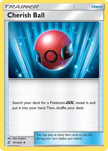 Sun & Moon Unified Minds 191/236 Cherish Ball