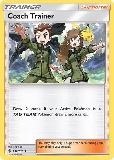Sun & Moon Unified Minds  192/236 Coach Trainer