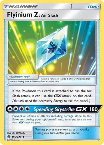 Sun & Moon Unified Minds 195/236 Flyinium Z: Air Slash