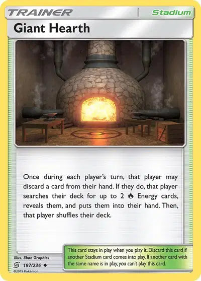 Sun & Moon Unified Minds - 197/236 Giant Hearth