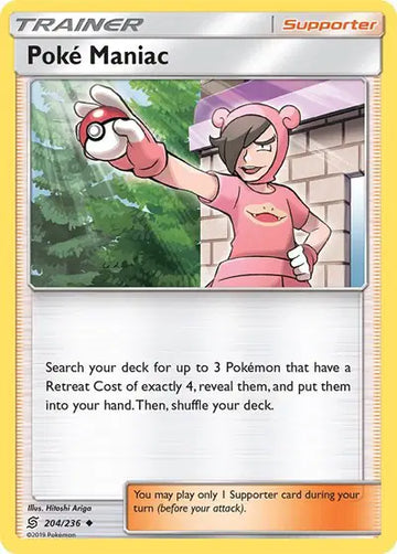 Sun & Moon Unified Minds  204/236 Poke Maniac