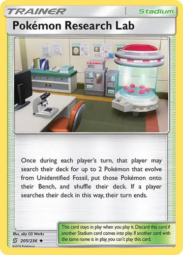 Sun & Moon Unified Minds 205/236 Pokemon Research Lab