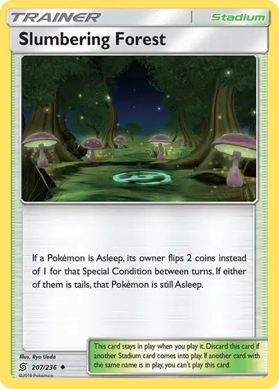 Sun & Moon Unified Minds  207/236 Slumbering Forest