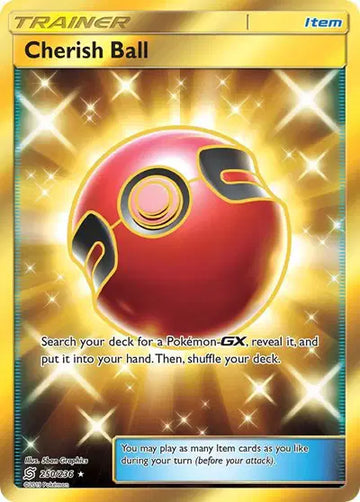 Sun & Moon Unified Minds - 250/236 Cherish Ball (Secret)