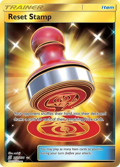 Sun & Moon Unified Minds 253/236 Reset Stamp (Secret)
