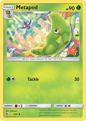 Hidden Fates 2/68 Metapod