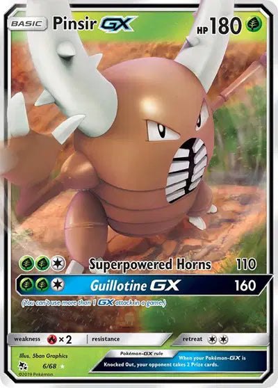 Hidden Fates 6/68 Pinsir GX