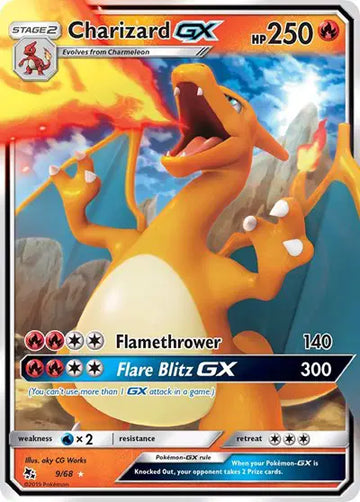 HIDDEN FATES 9/68 Charizard GX
