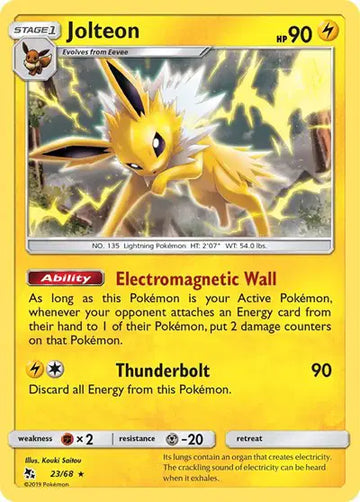 Hidden Fates 23/68 Jolteon