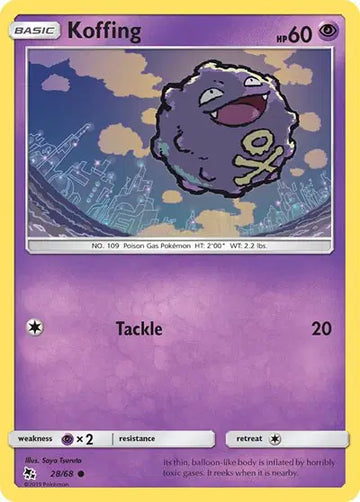 Hidden Fates 28/68 Koffing