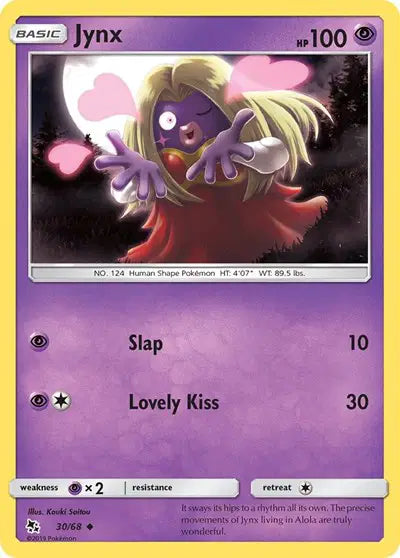 Sun & Moon Hidden Fates  30/68 Jynx