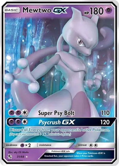 Hidden Fates 31/68 Mewtwo GX