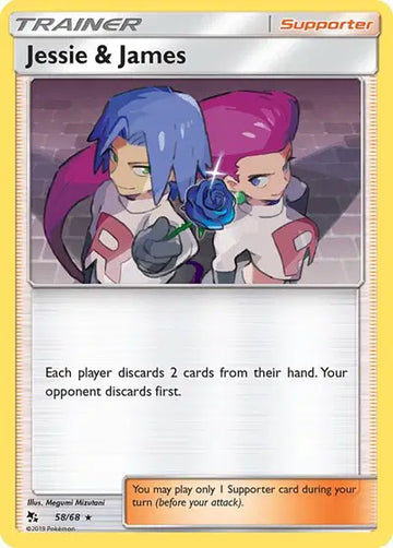 HIDDEN FATES 58/68 Jessie & James