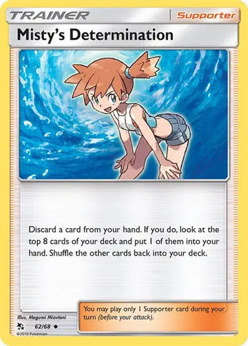 HIDDEN FATES 62/68 Misty's Determination