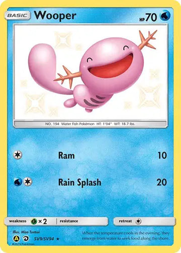 Hidden Fates SV9/SV94 Wooper