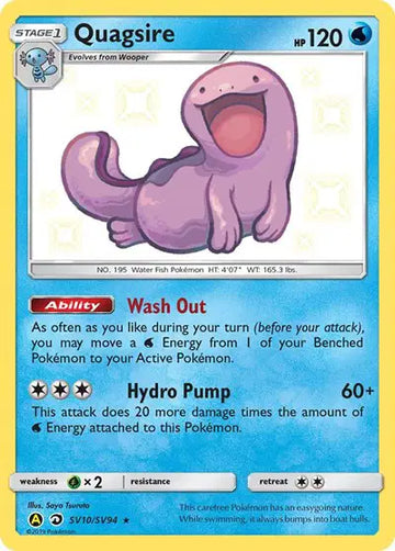 Hidden Fates SV10/SV94 Quagsire