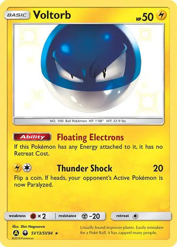 Hidden Fates SV13/SV94 Voltorb