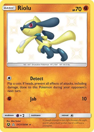 Hidden Fates SV21/SV94 Riolu
