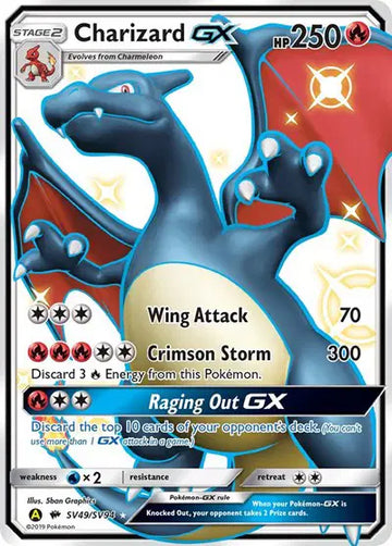 Hidden Fates   SV49/SV94 Charizard GX