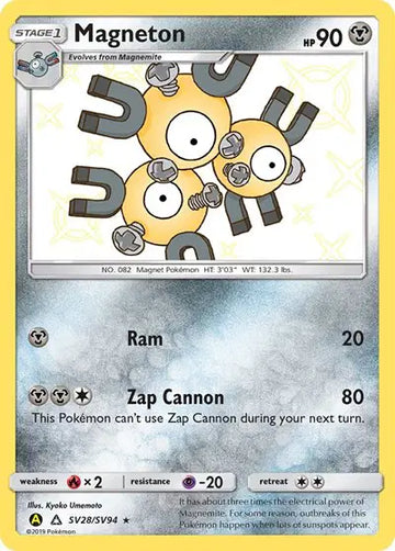 Sun & Moon Hidden Fates SV28/SV94 Magneton