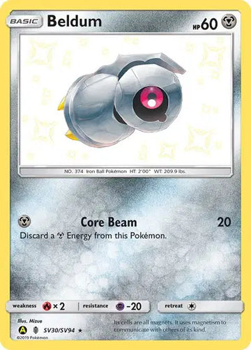 Hidden Fates SV30/SV94 Beldum