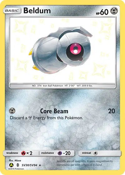 Hidden Fates SV30/SV94 Beldum