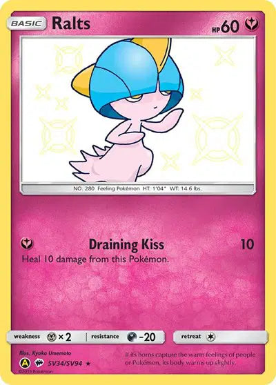 Hidden Fates SV34/SV94 Ralts