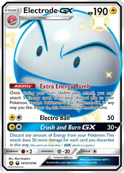 Hidden Fates SV57/SV94 Electrode GX