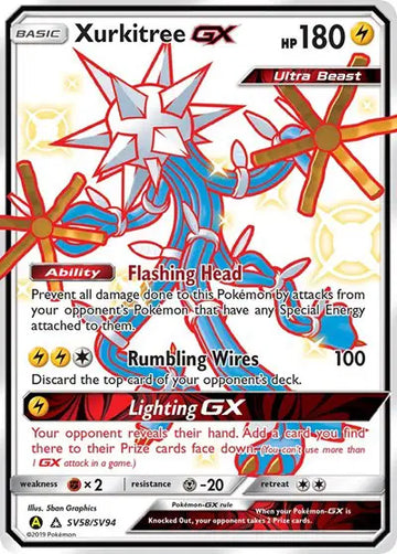 Hidden Fates SV58/SV94 Xurkitree GX