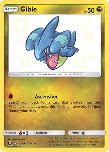 Hidden Fates SV38/SV94 Gible