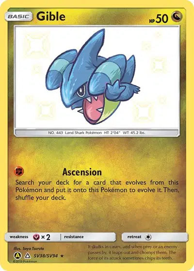 Hidden Fates SV38/SV94 Gible