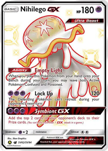 Hidden Fates SV62/SV94 Nihilego GX