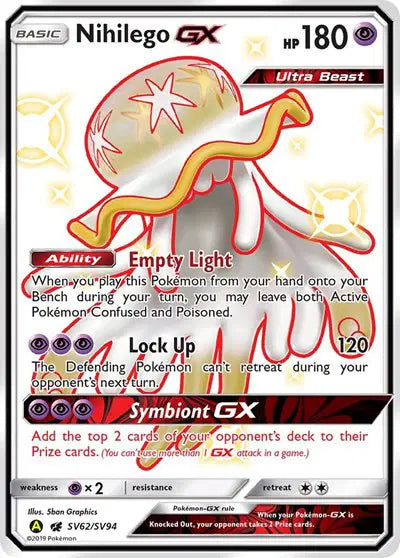 Hidden Fates SV62/SV94 Nihilego GX
