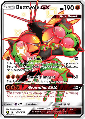 HIDDEN FATES SV68/SV94 Buzzwole GX