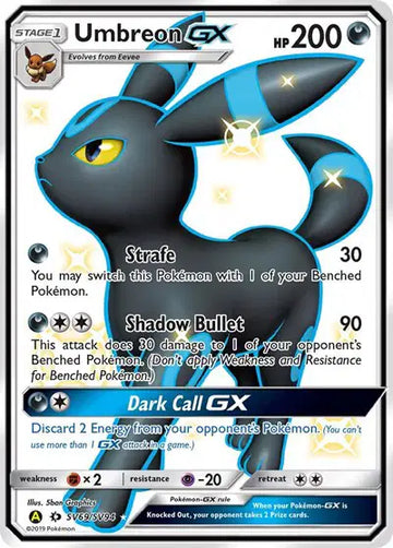 Hidden Fates  SV69/SV94 Umbreon GX